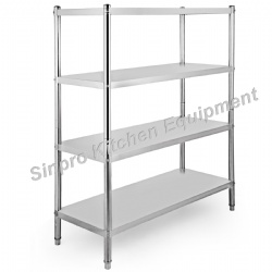 Assemble Stainless Steel Four-Layer Kitchen Shelf/Storage Rack